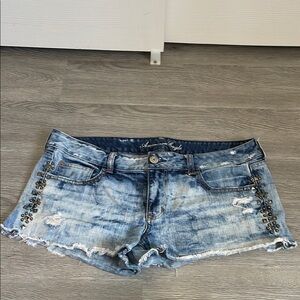 American Eagle Outfitters Blue Denim Shorts